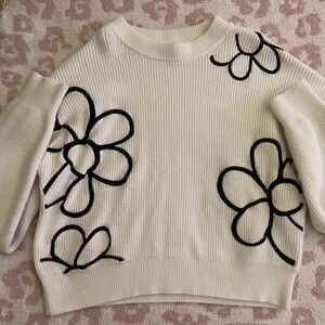 White/Cream Forever 21 sweater